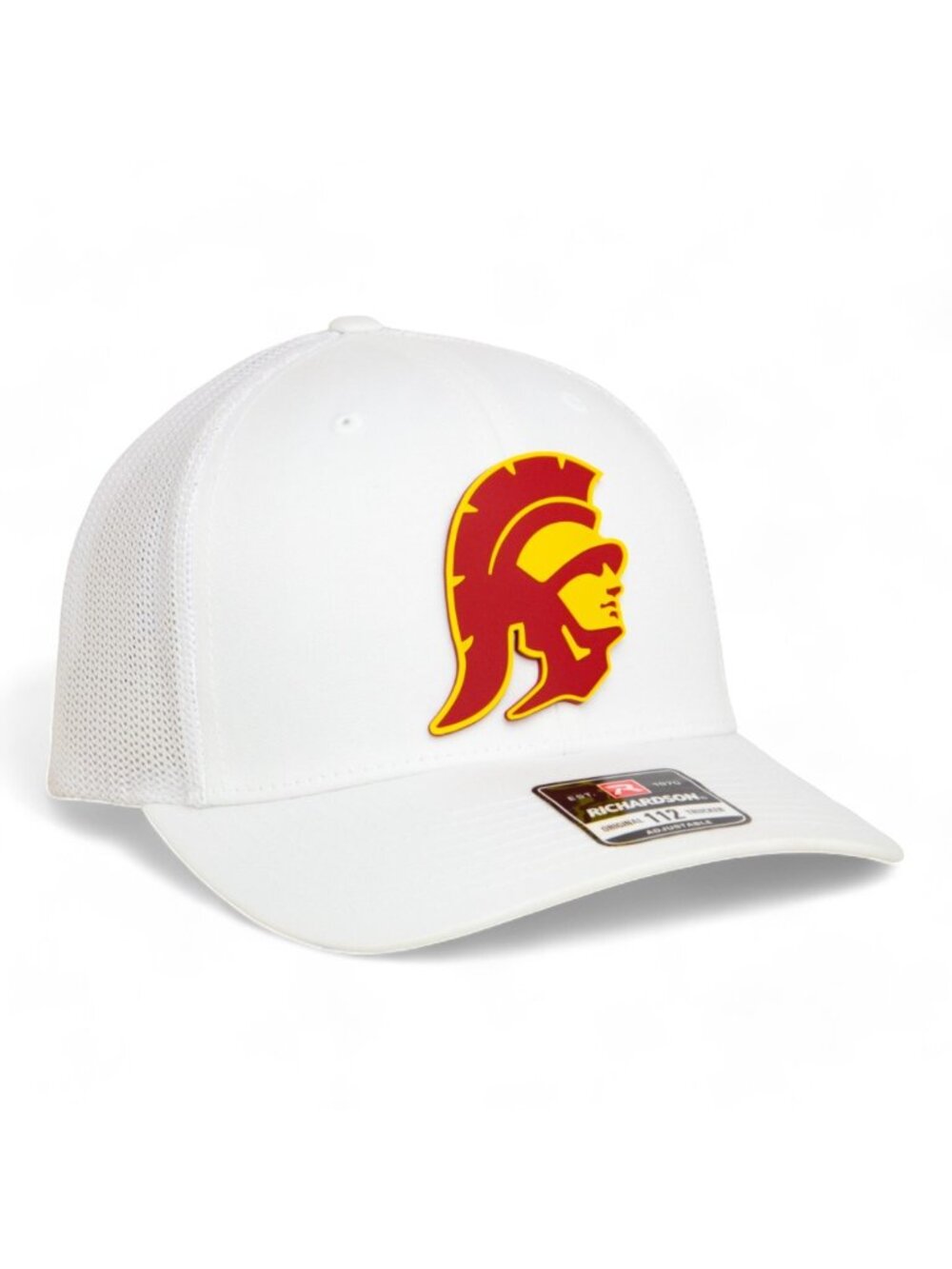 USC Trojans Tommy Head 3D Snapback Trucker Hat- White